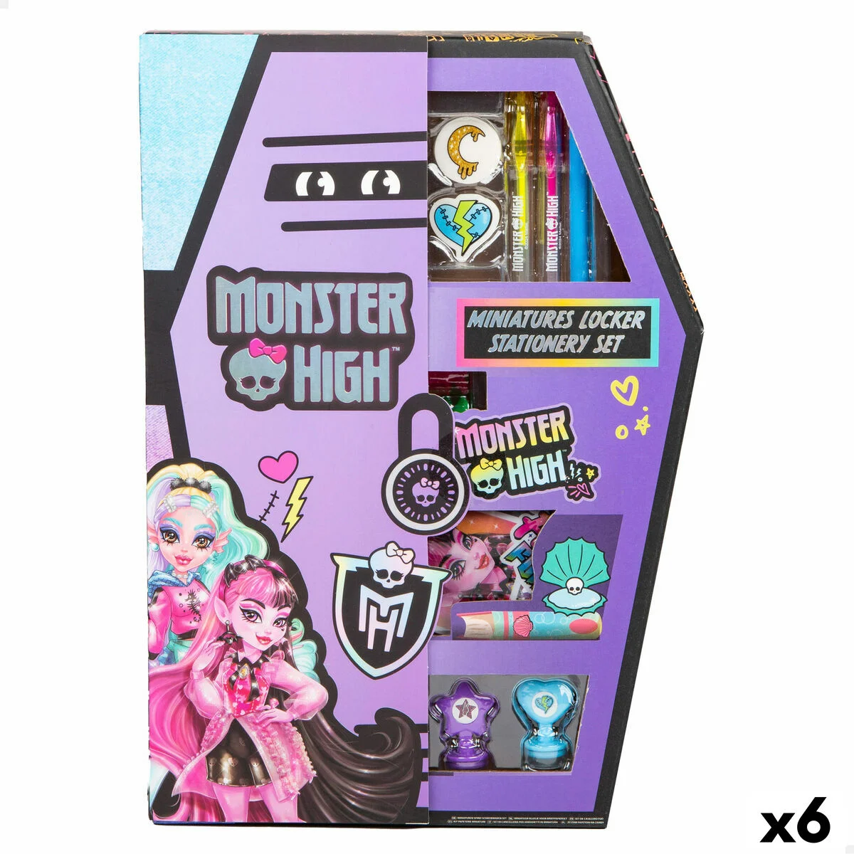 Set de Dibujo Monster High (6 Unidades)