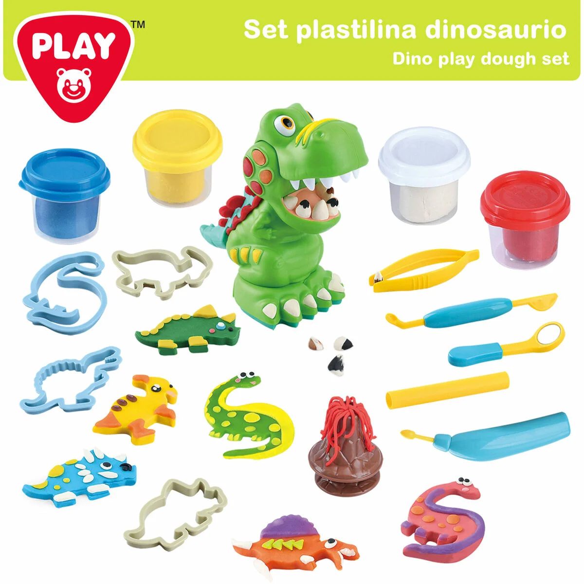 Juego de Plastilina PlayGo (6 Unidades)