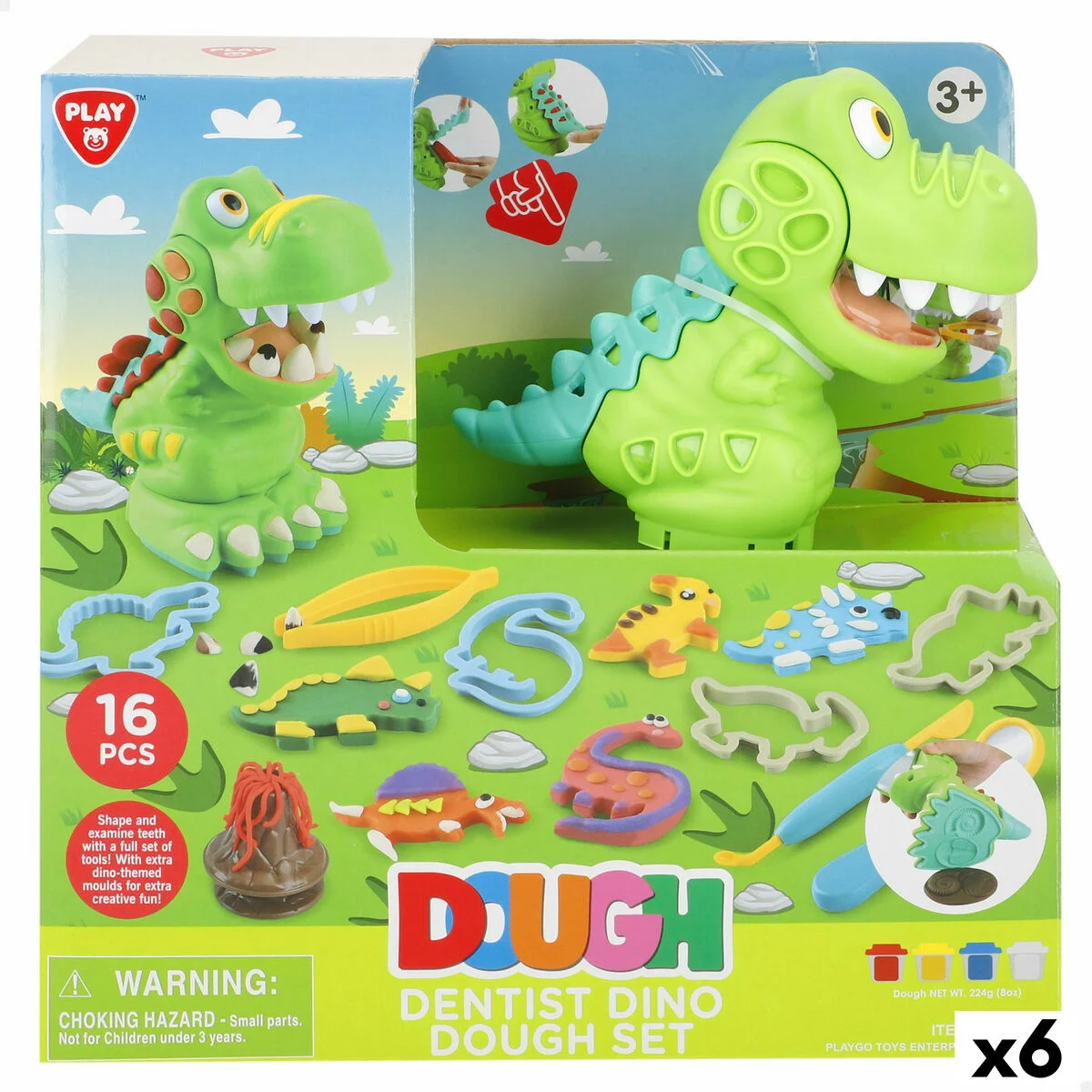 Juego de Plastilina PlayGo (6 Unidades)
