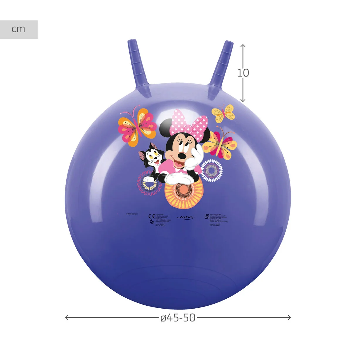 Pelota Saltarina Minnie Mouse Morado (10 Unidades)