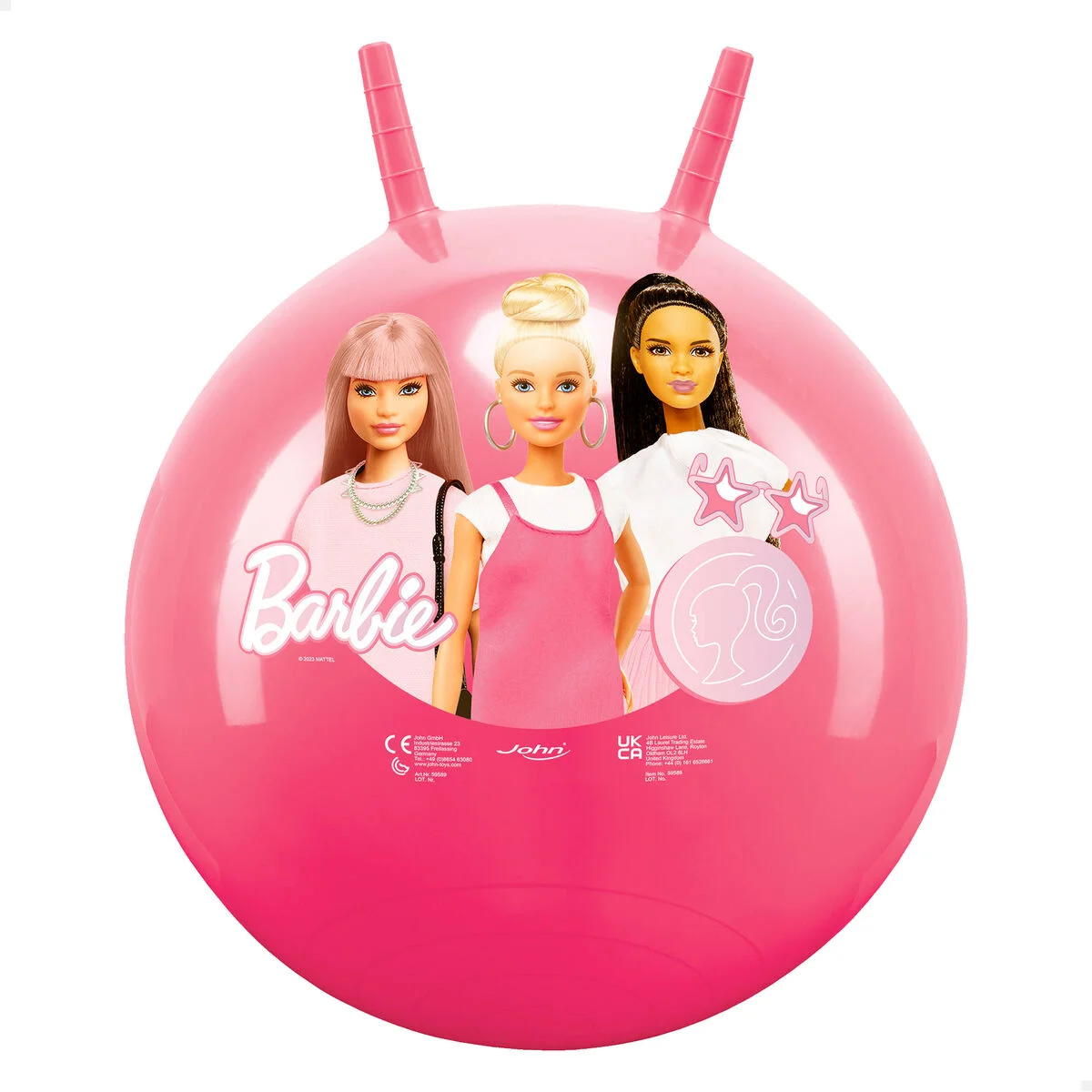 Pelota Saltarina Barbie Rosa