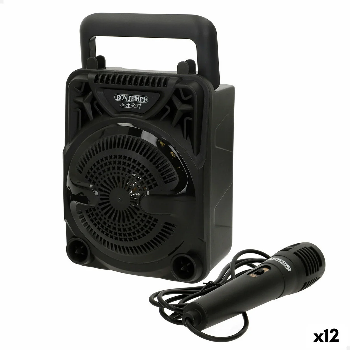 Altavoz con Micrófono Karaoke Bontempi 12 Unidades