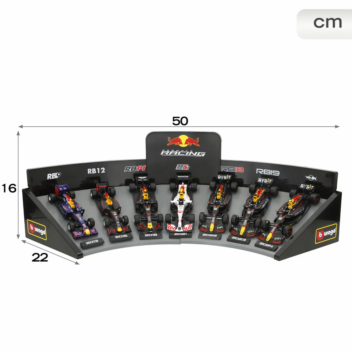 Coche de carreras Red Bull BURAGO (4 Unidades)