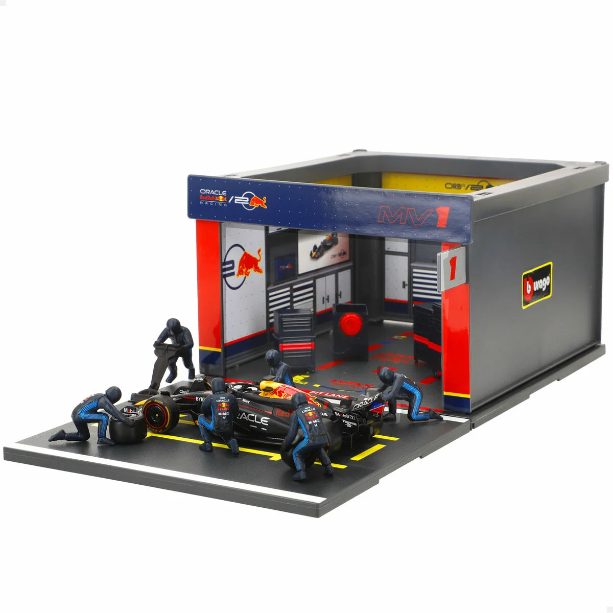 Coche de carreras Red Bull BURAGO (4 Unidades)