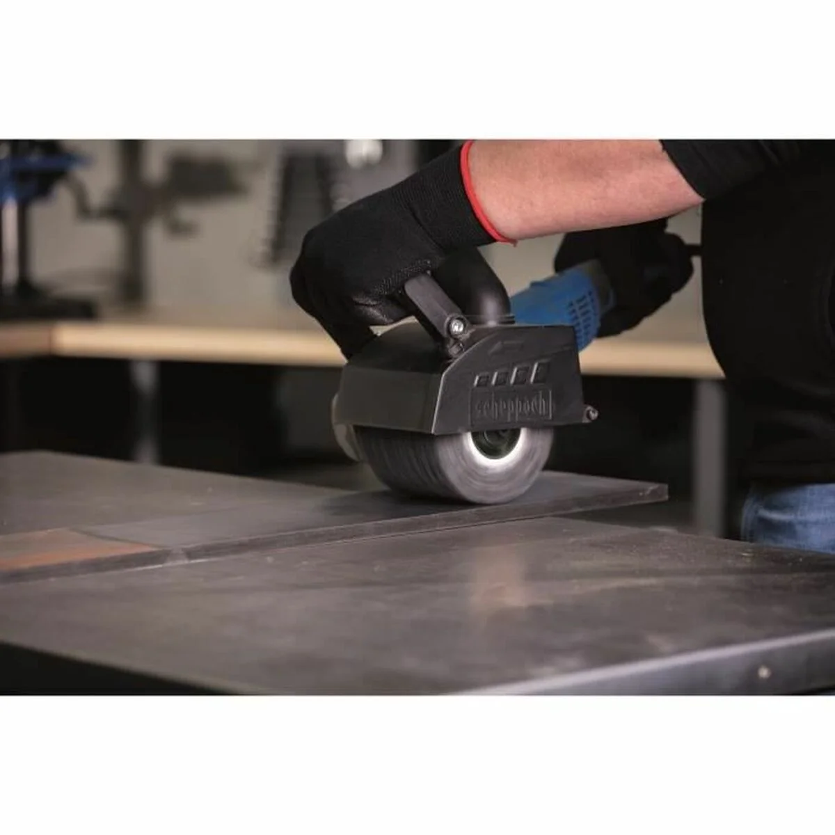 Surface buffing brush Scheppach MRS1300 Silicone