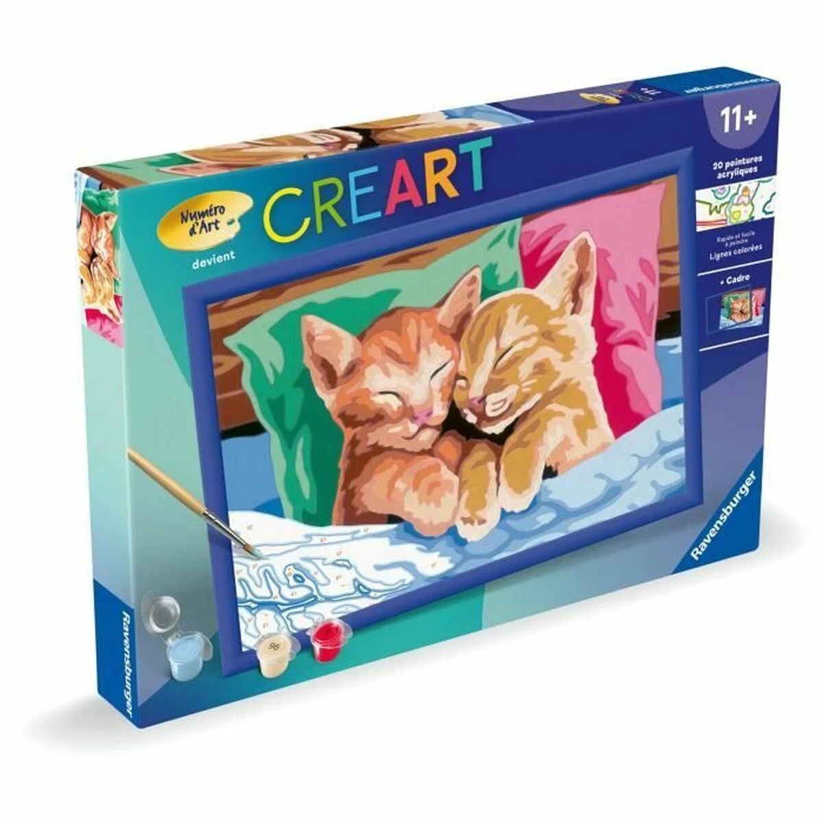 Set de Pintura por Números Ravensburger CReart Cats