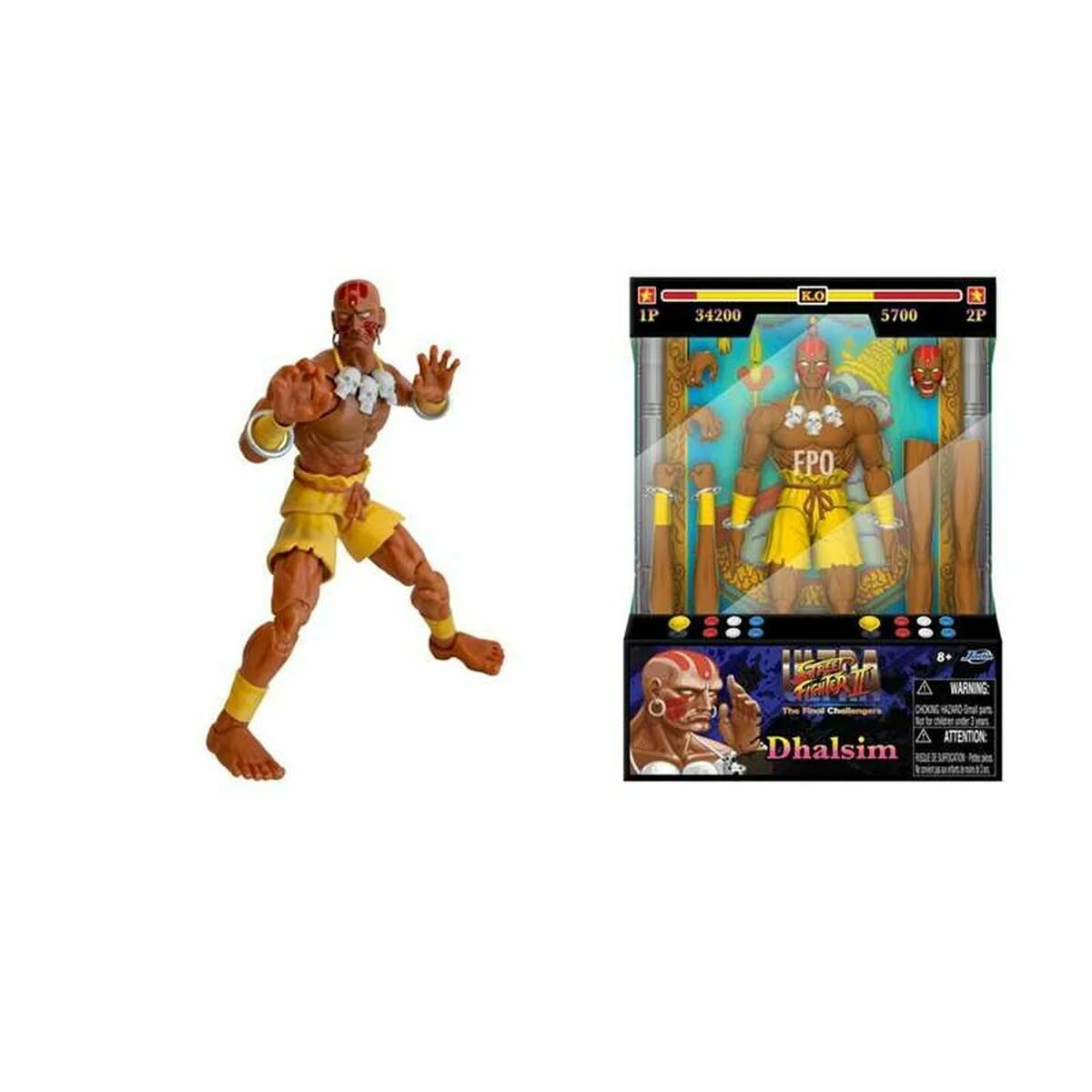 Figura Articulada Street Fighter Dhalsim