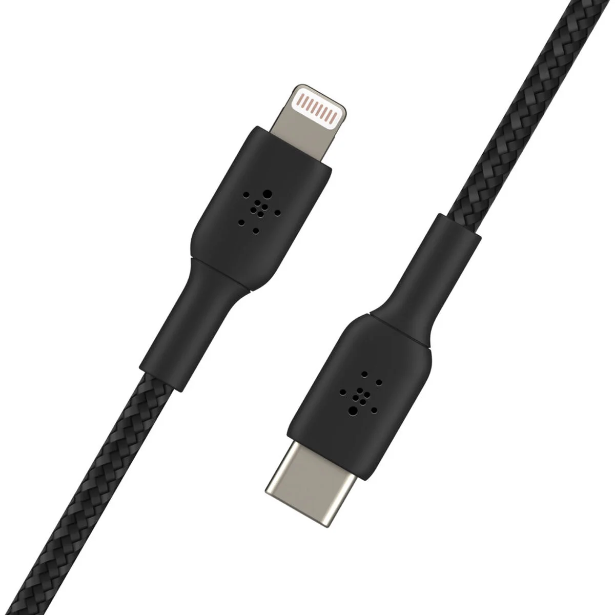 Cable USB-C a Lightning Belkin CAA004BT2MBK Negro 2 m