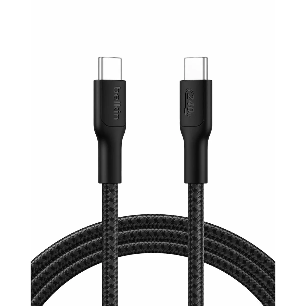 Cable USB a Lightning Belkin CAB025HQ2MBK Negro 2 m