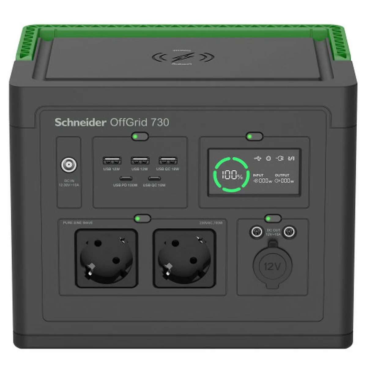 SAI Interactivo APC PPS730-GR Negro Verde 700 W