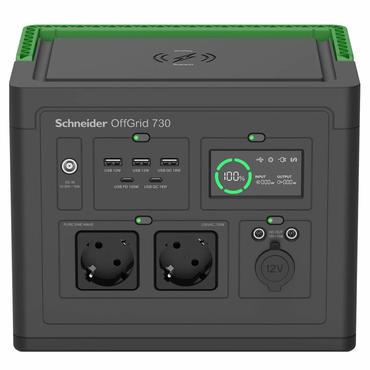 SAI Interactivo APC PPS730-GR Negro Verde 700 W