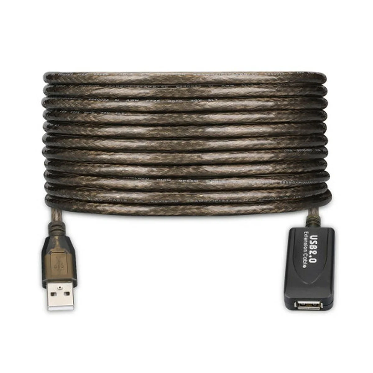 Cable Alargador USB Ewent 65 TU65U7005F Negro 25 m