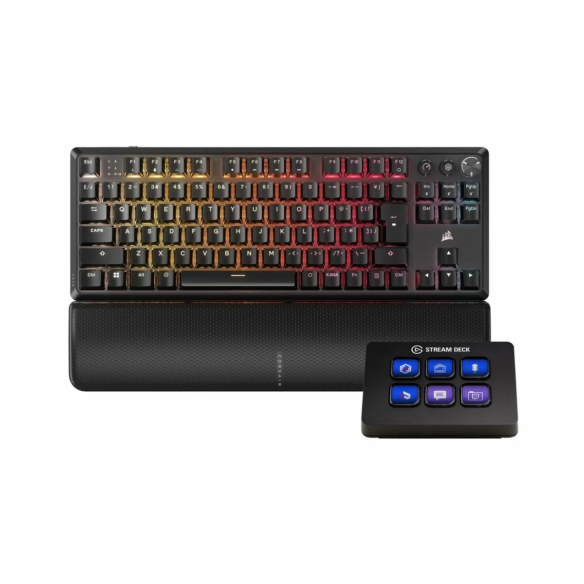 Teclado Inalámbrico Corsair CH-914901E-ES Negro Qwerty Español