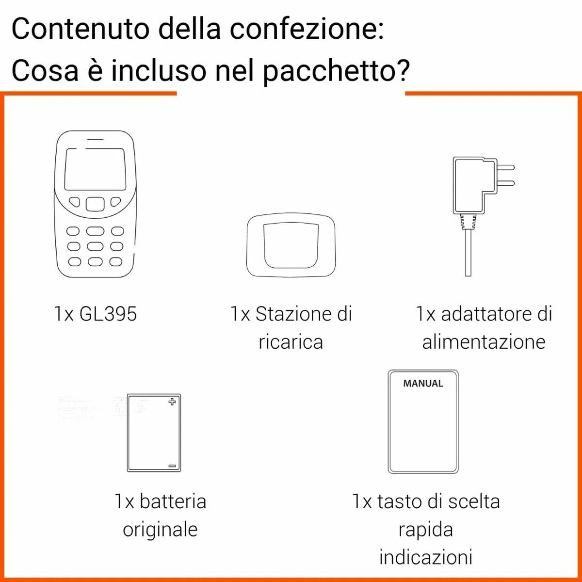 Smartphone Gigaset GL395 2,2" 32 MB RAM Negro