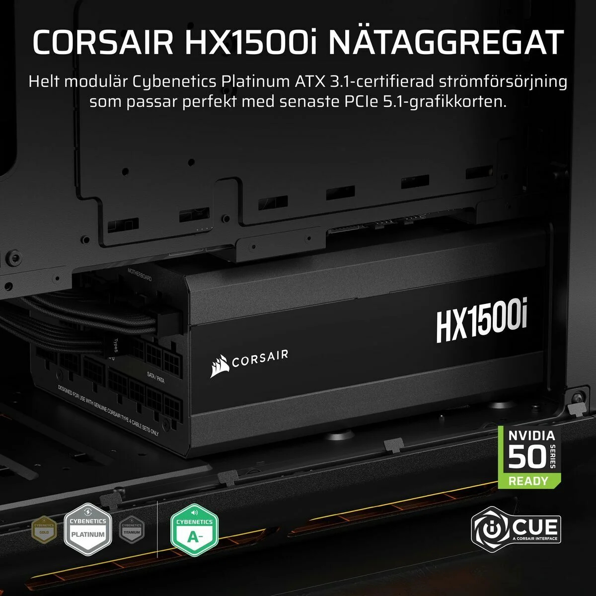 Fuente de Alimentación Corsair CP-9020309-EU 1500 W 80 Plus Gold ATX