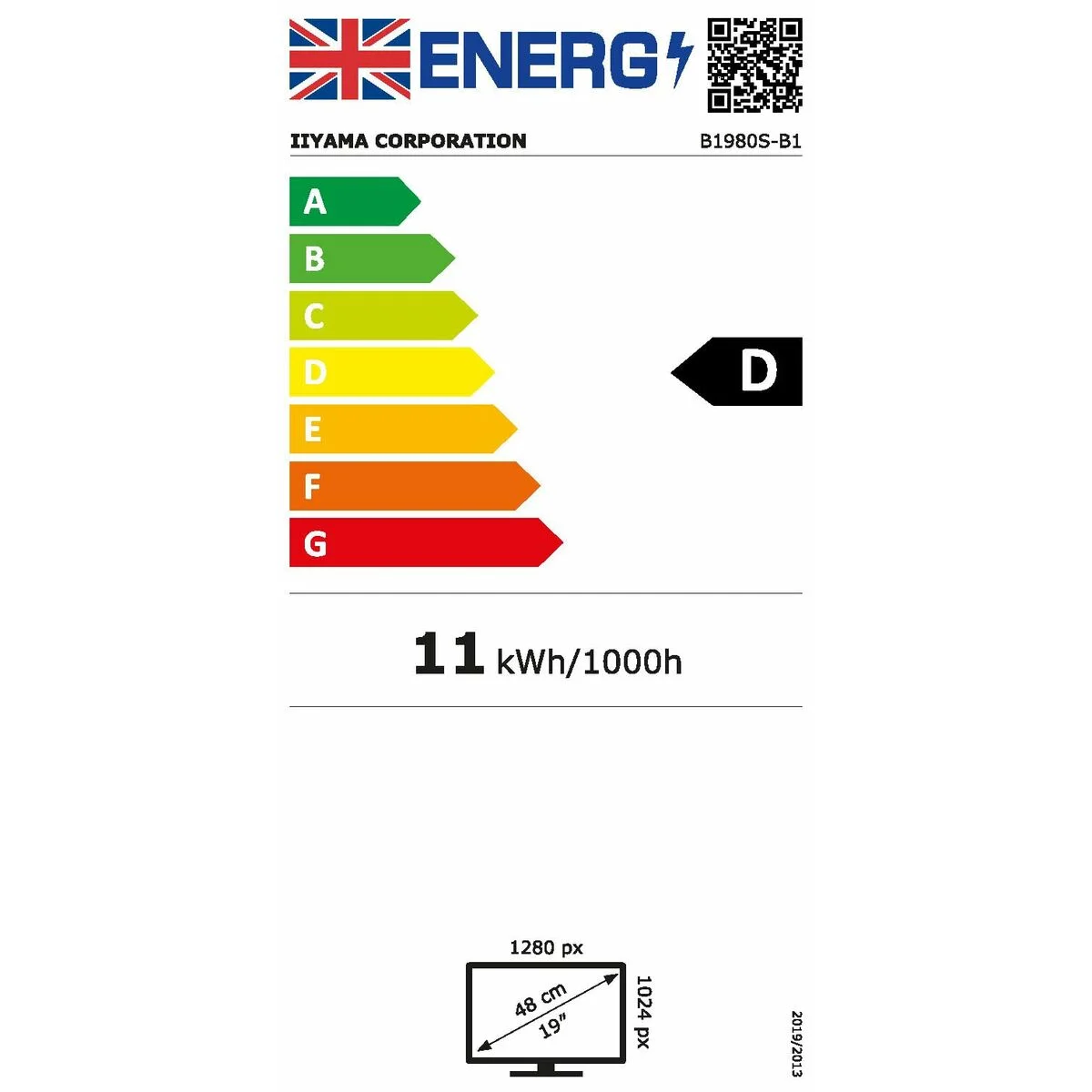 Monitor Iiyama B1980S-B1 19"