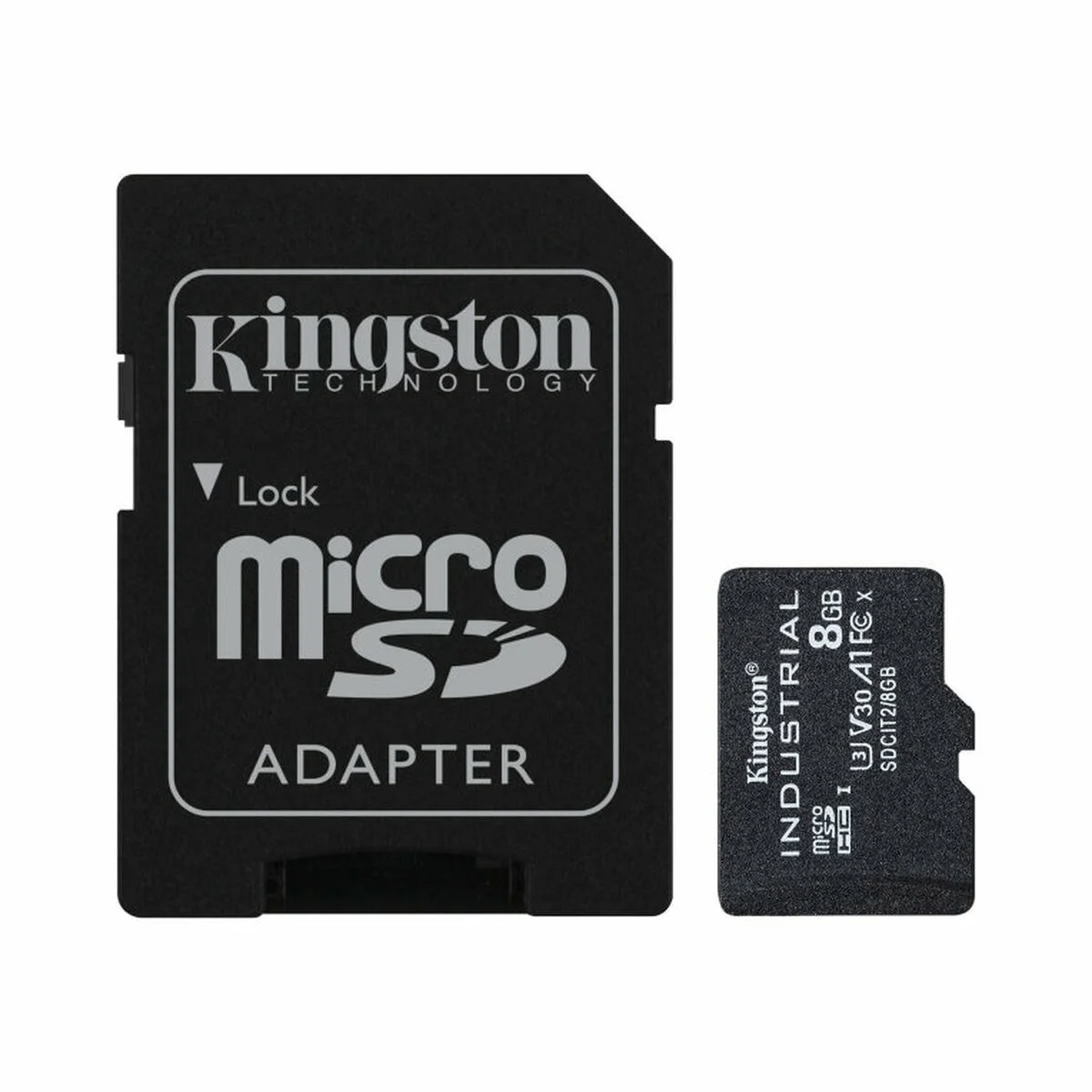 Tarjeta de Memoria Micro SD con Adaptador Kingston Industrial