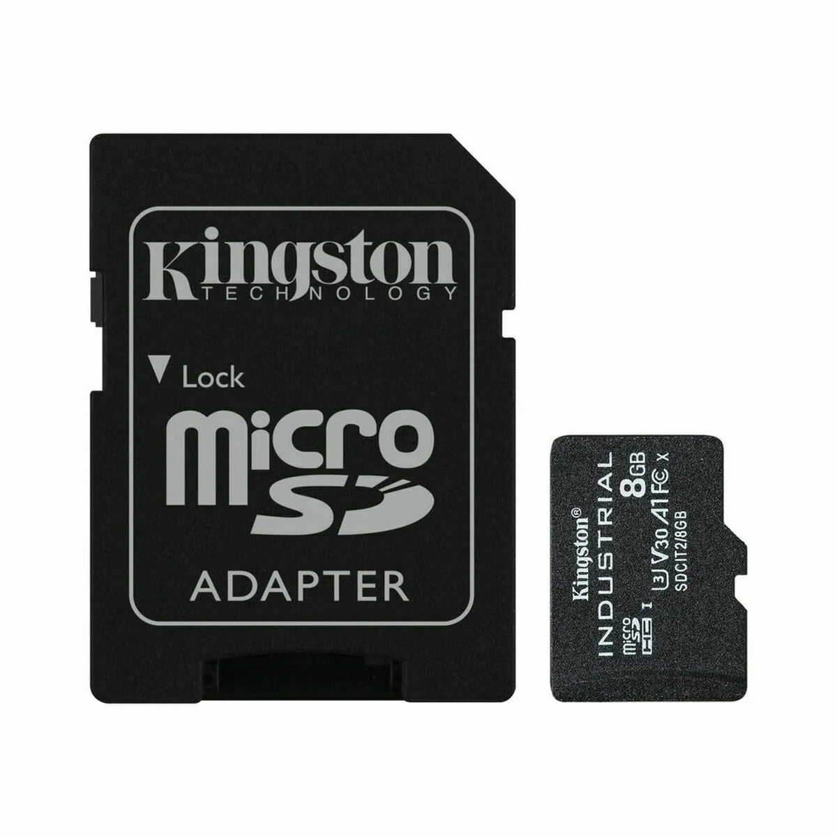 Tarjeta de Memoria Micro SD con Adaptador Kingston Industrial