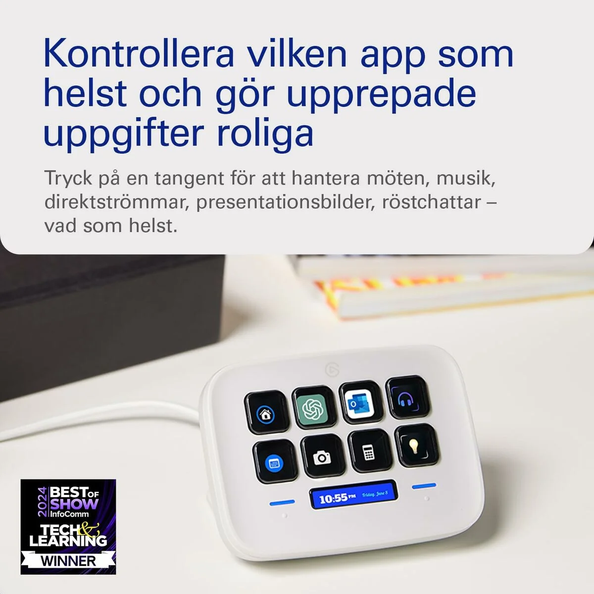 Teclado Elgato 10GBJ9901 Blanco