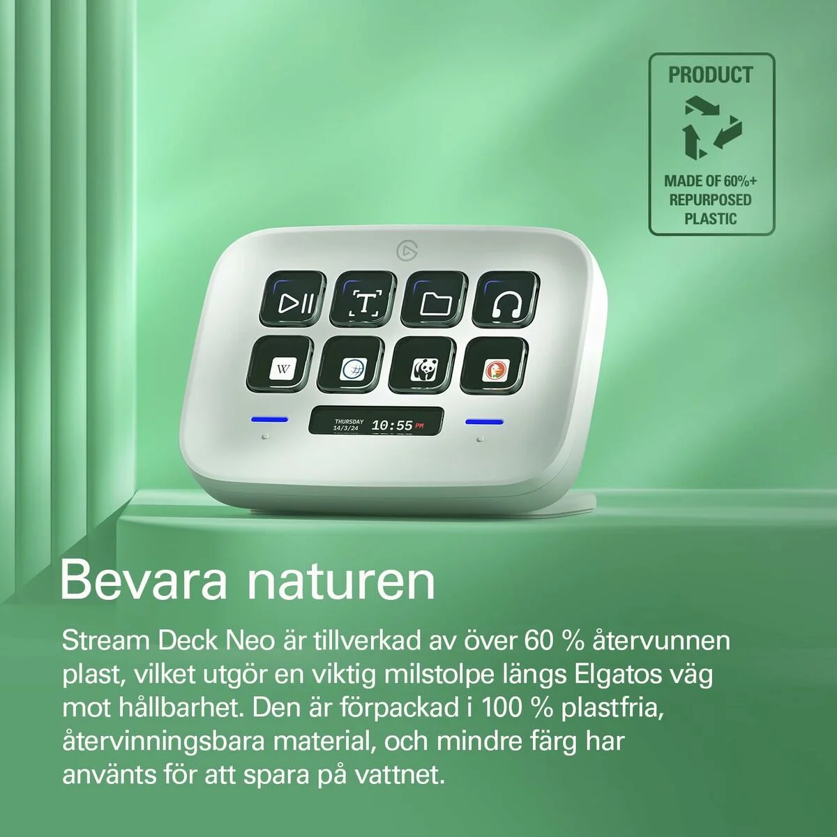 Teclado Elgato 10GBJ9901 Blanco