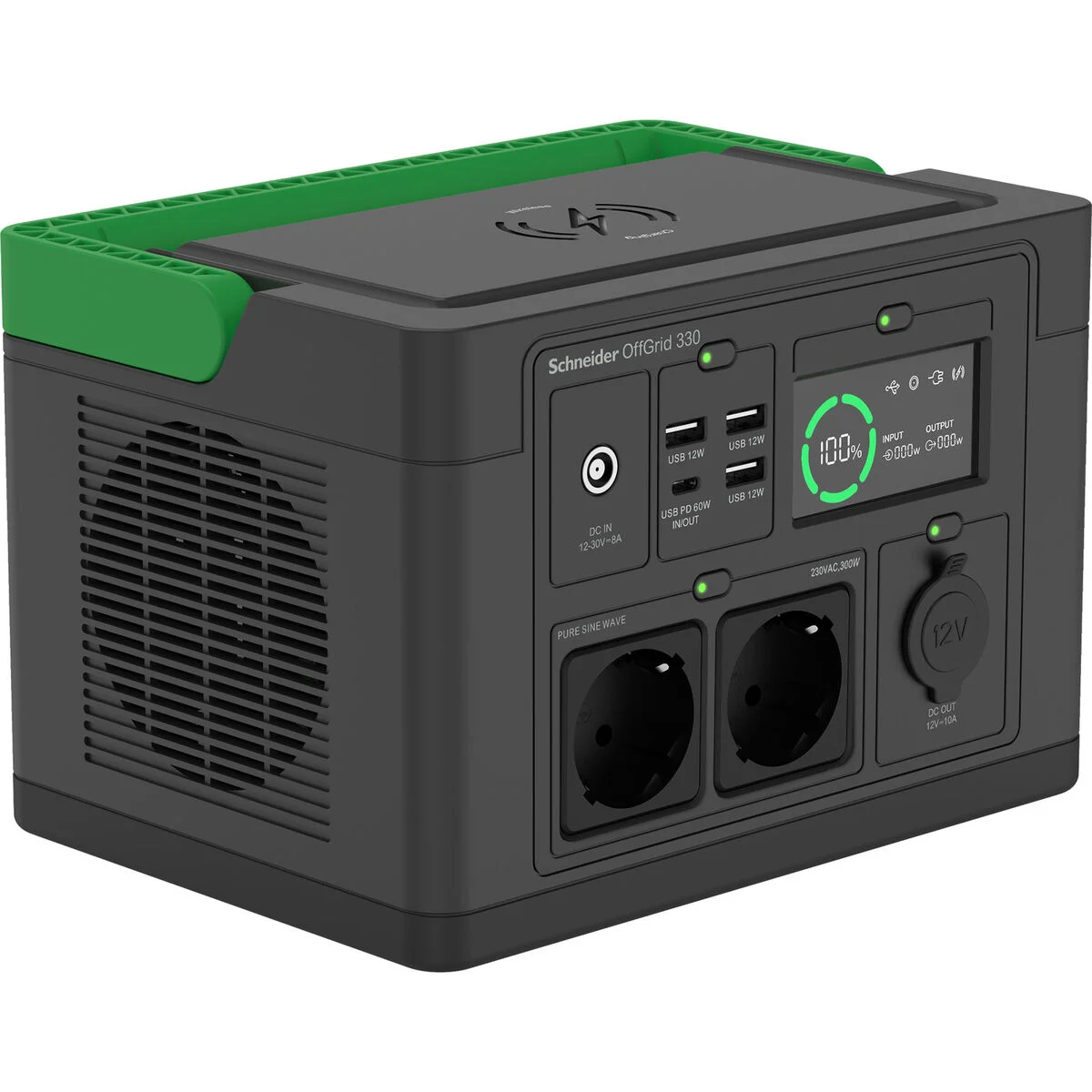 SAI Interactivo APC PPS330-GR Negro Verde 50 W