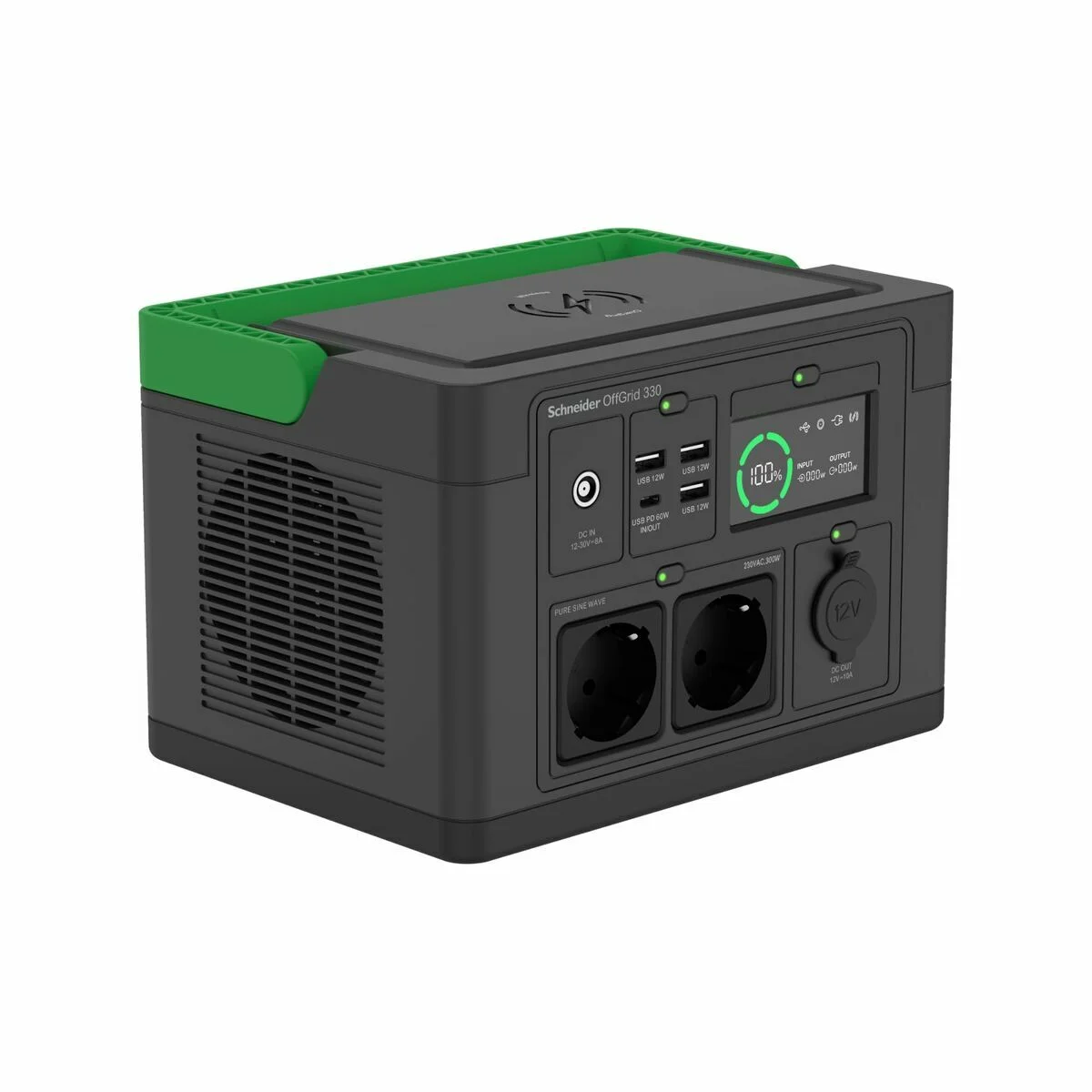 SAI Interactivo APC PPS330-GR Negro Verde 50 W