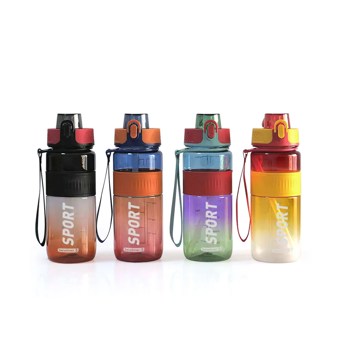 Botella de Agua Bewinner 0,75 L 7,6 x 27,5 cm (12 Unidades)