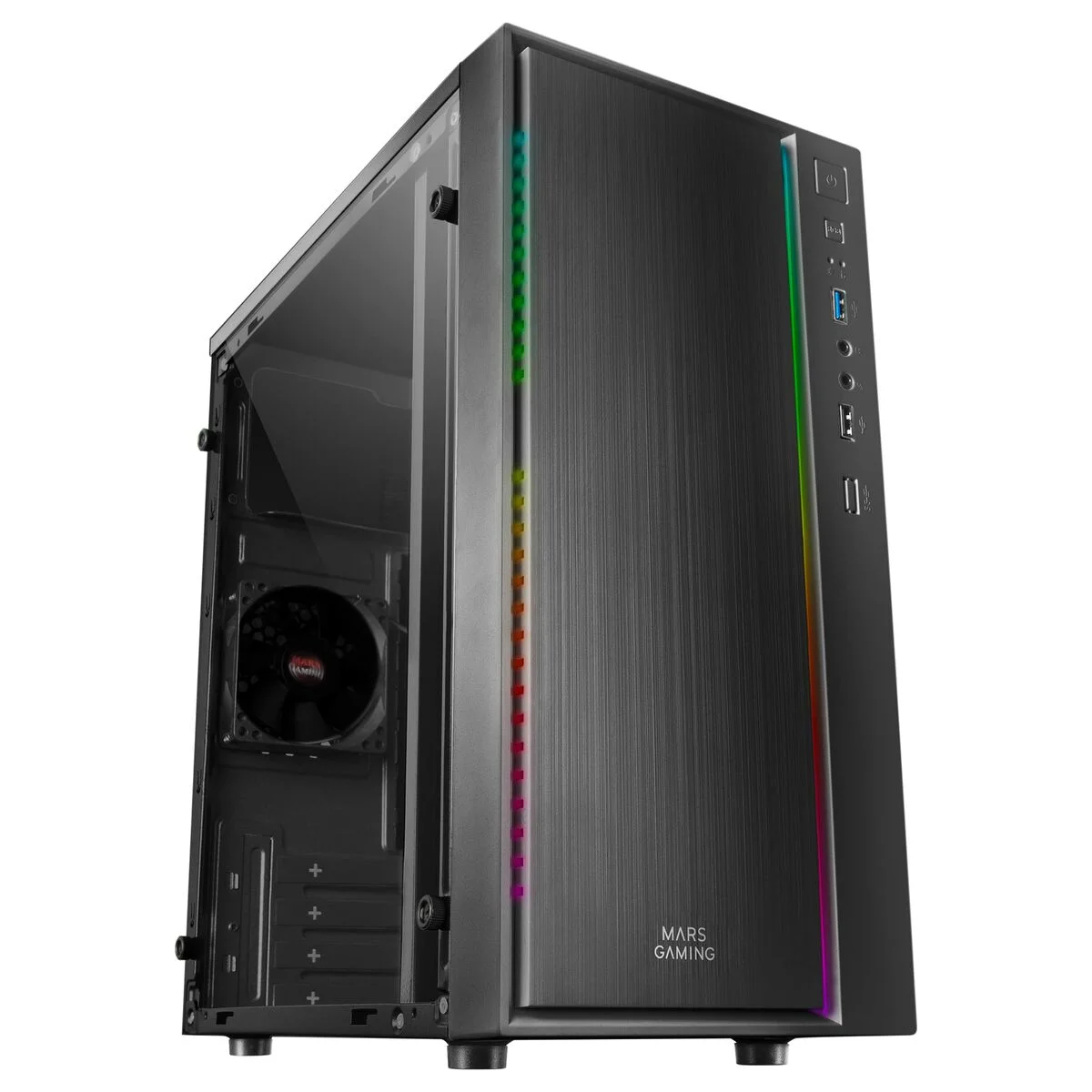 Caja Minitorre Micro ATX / ITX Mars Gaming MCM Negro