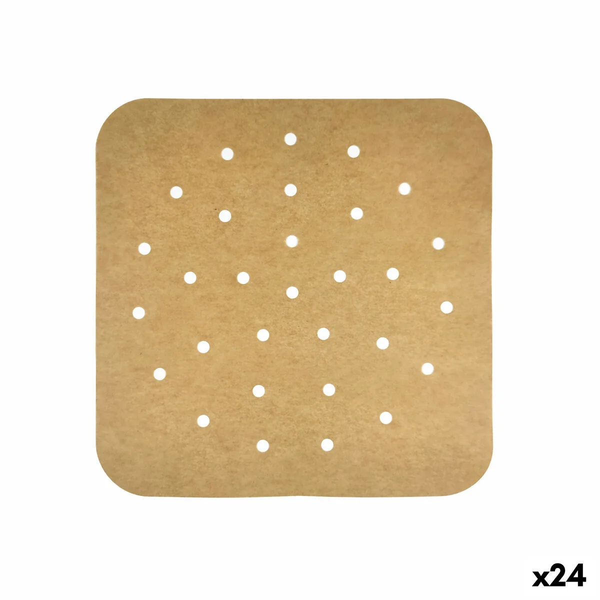 Papel para freidora de aire Inde 23 cm (24 Unidades)