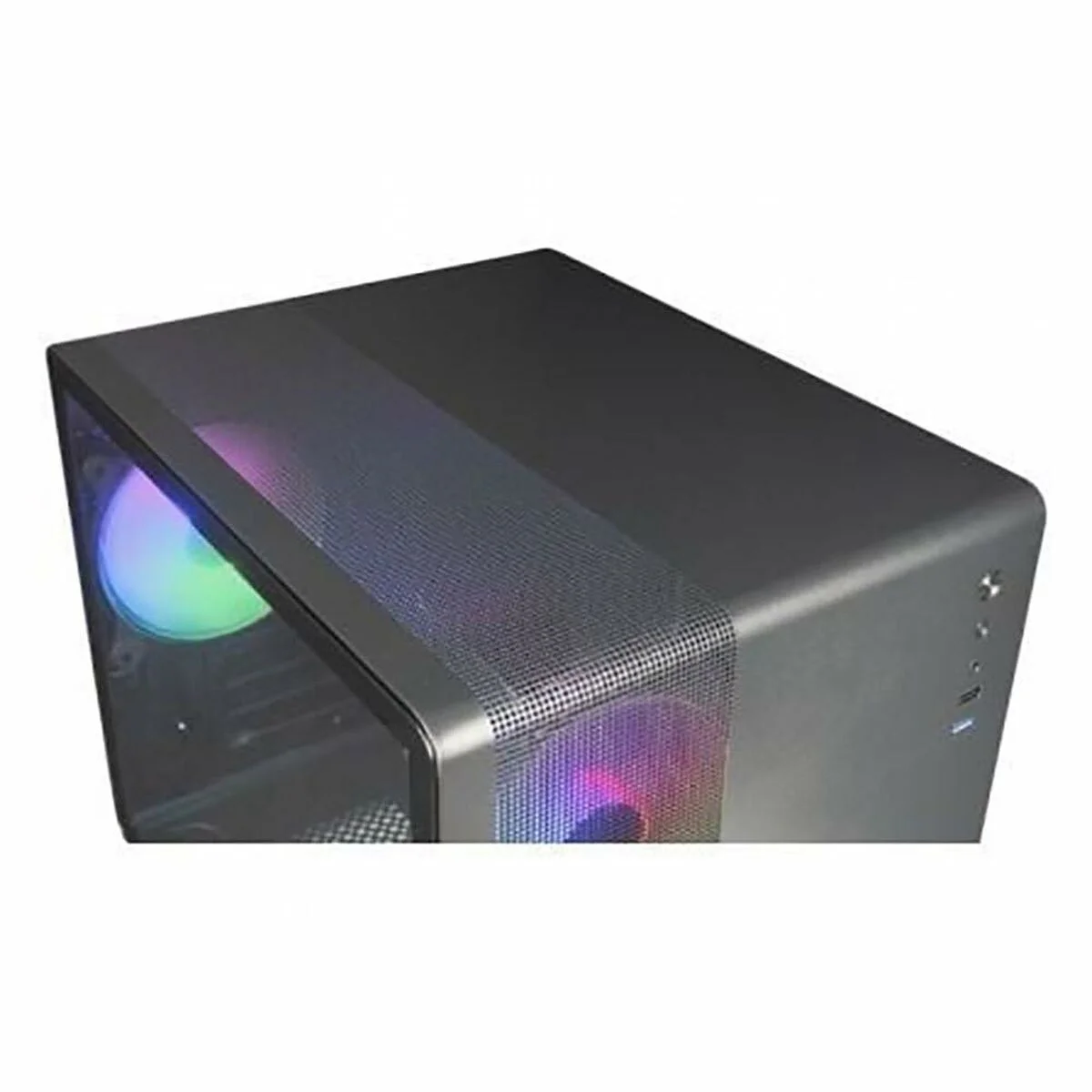 Caja Semitorre ATX Mars Gaming MC400 Blanco Negro
