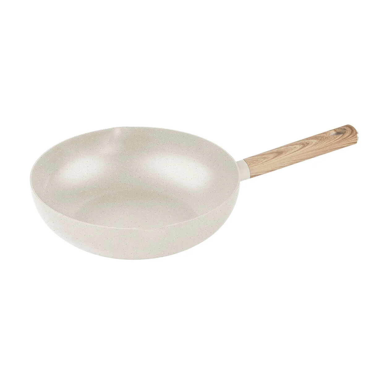 Sartén Wok Quttin ECOOK Blanco 28 x 8 cm 2,8 mm (6 Unidades)