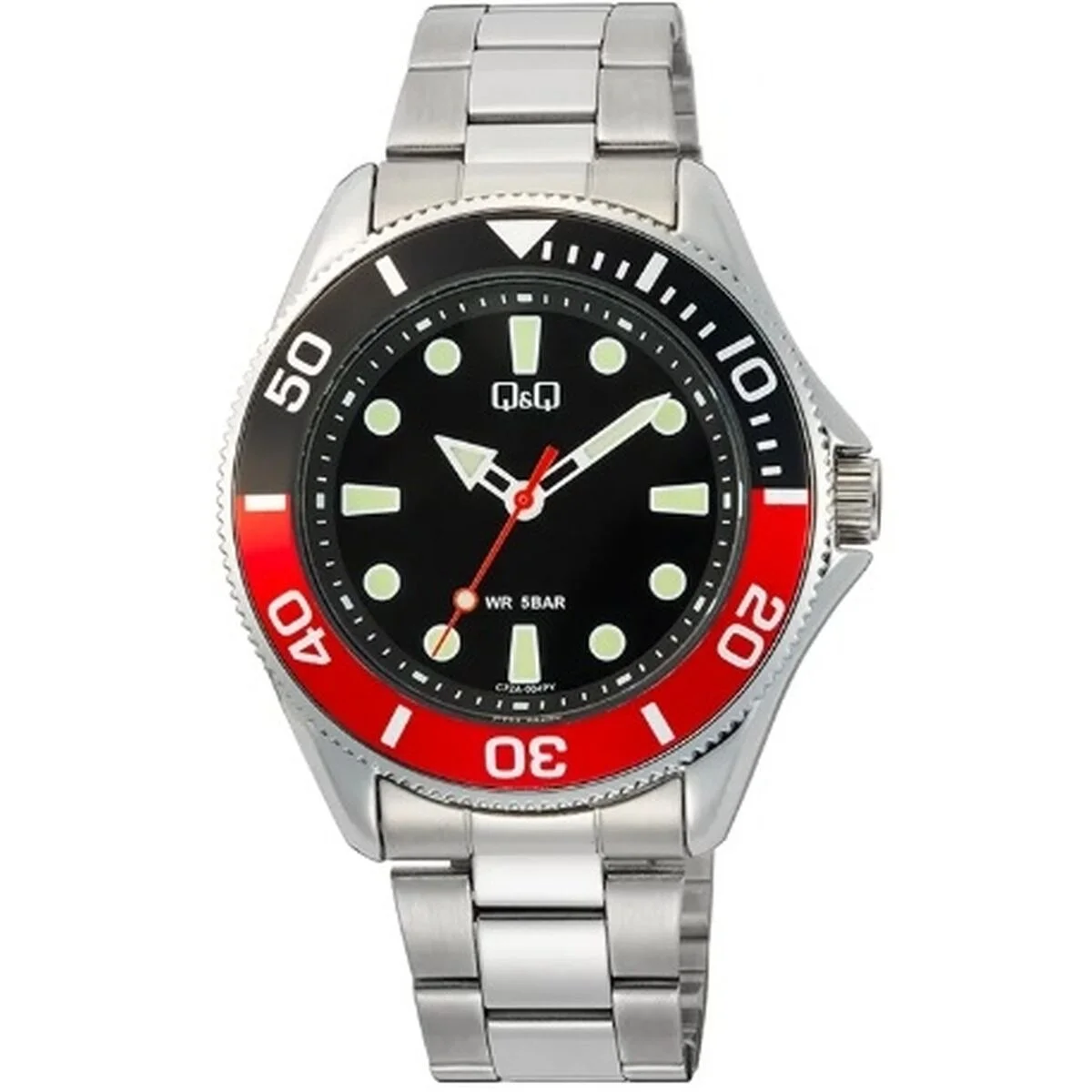 Reloj Hombre Q&Q GENT DIVER BLACK & RED