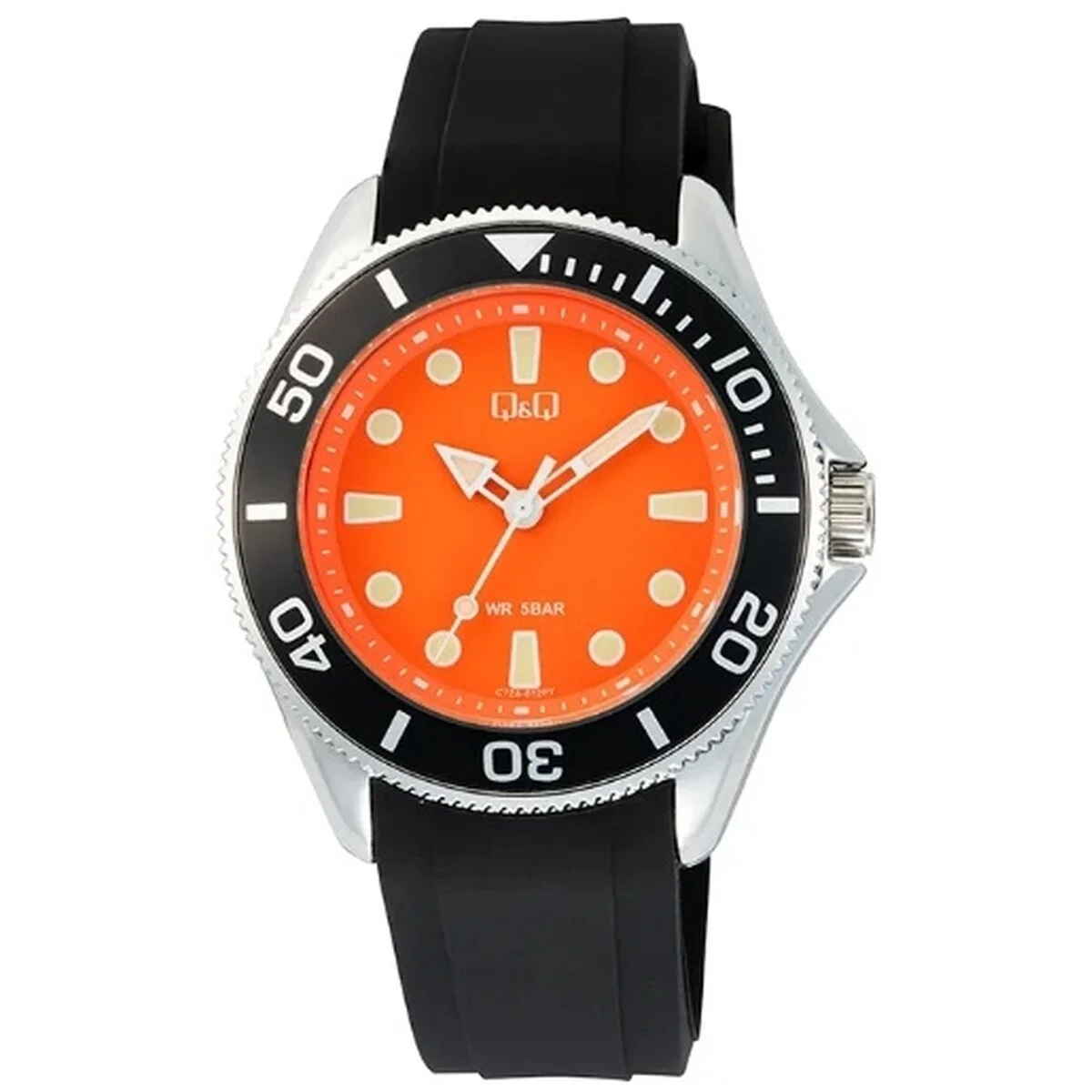 Reloj Hombre Q&Q GENT DIVER BLACK (Ø 41 mm)