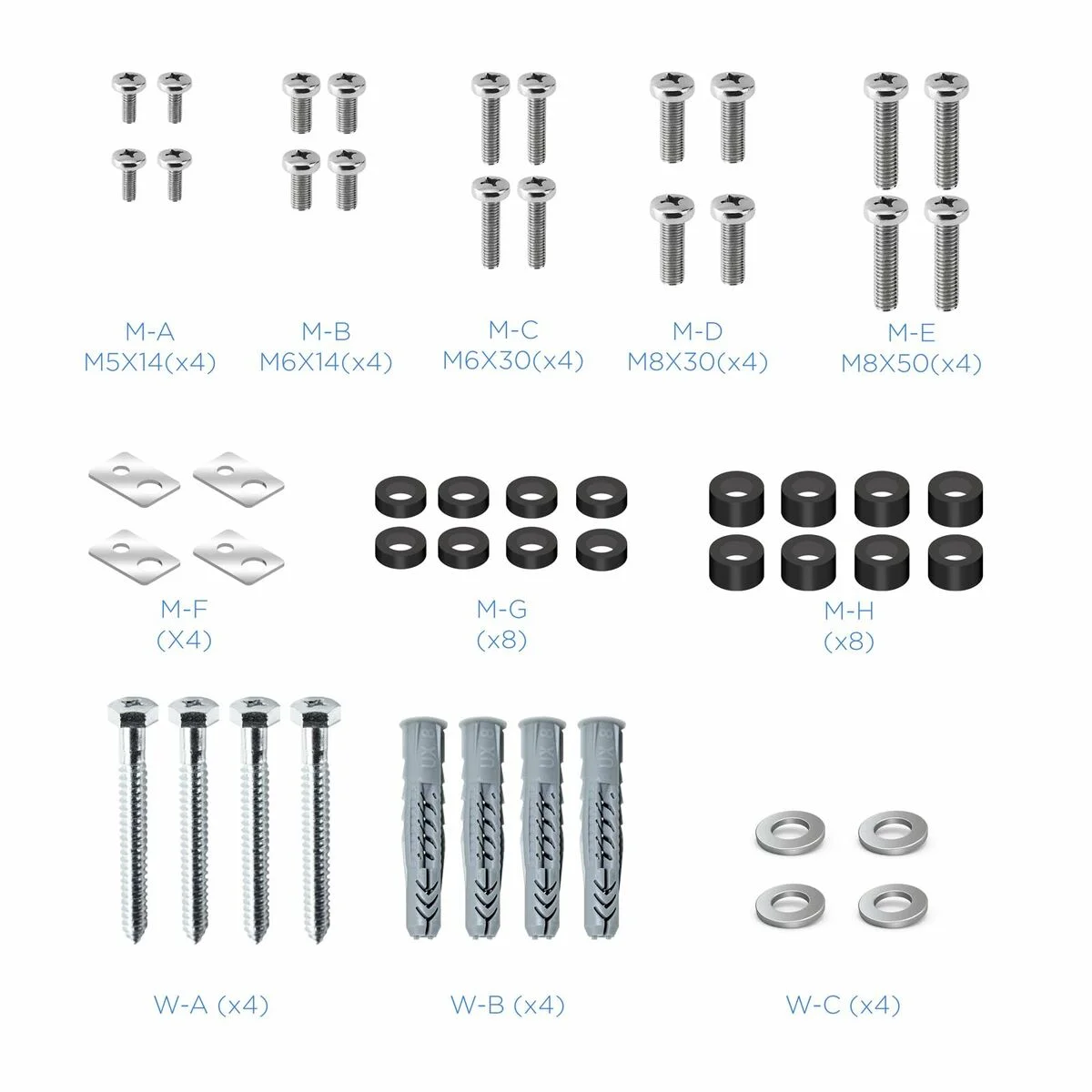 Soporte de Pared TooQ FS2290HM-B 100" 100 kg 55"