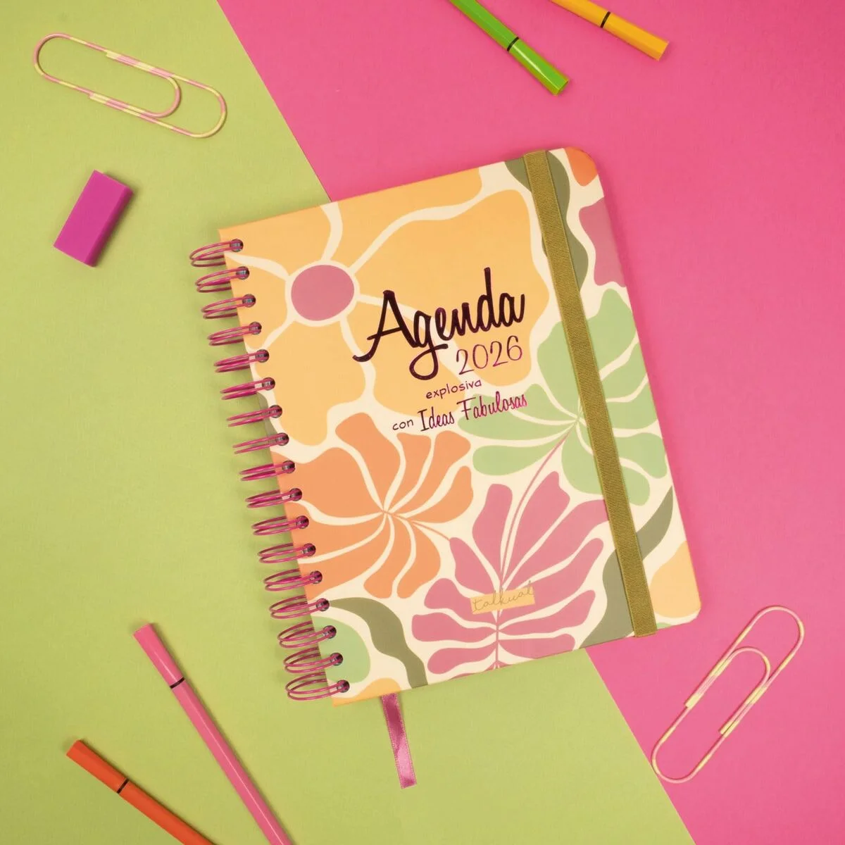 Agenda Finocam Talkual Ideas A5 15,5 x 21,7 cm 2026