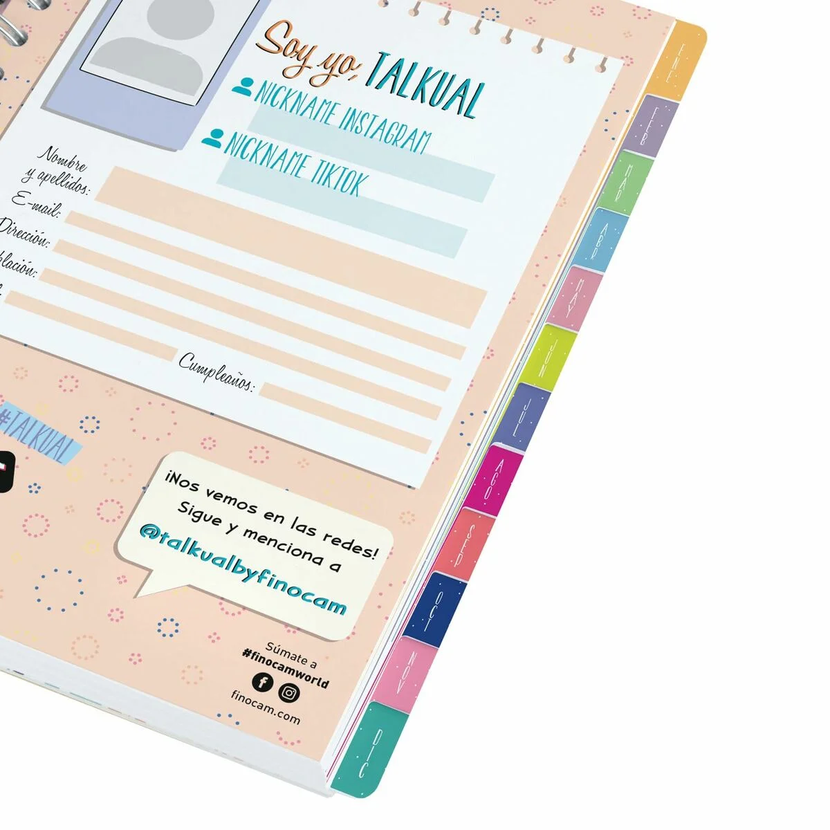 Agenda Finocam Talkual Ideas A5 15,5 x 21,7 cm 2026
