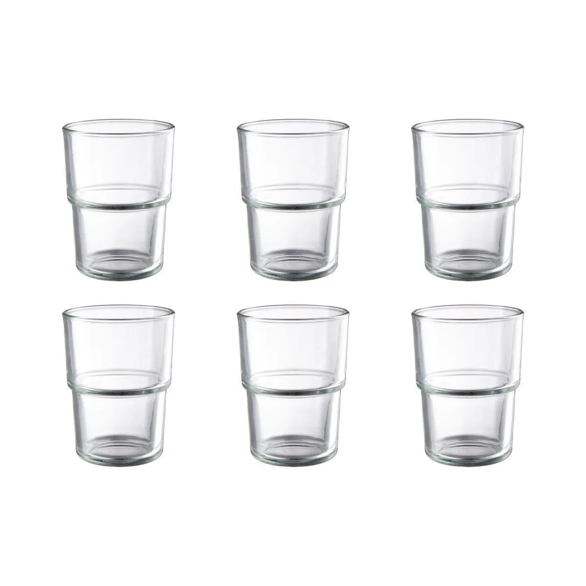 Set de Vasos La Mediterránea Leza 400 ml 6 Piezas (8 Unidades)