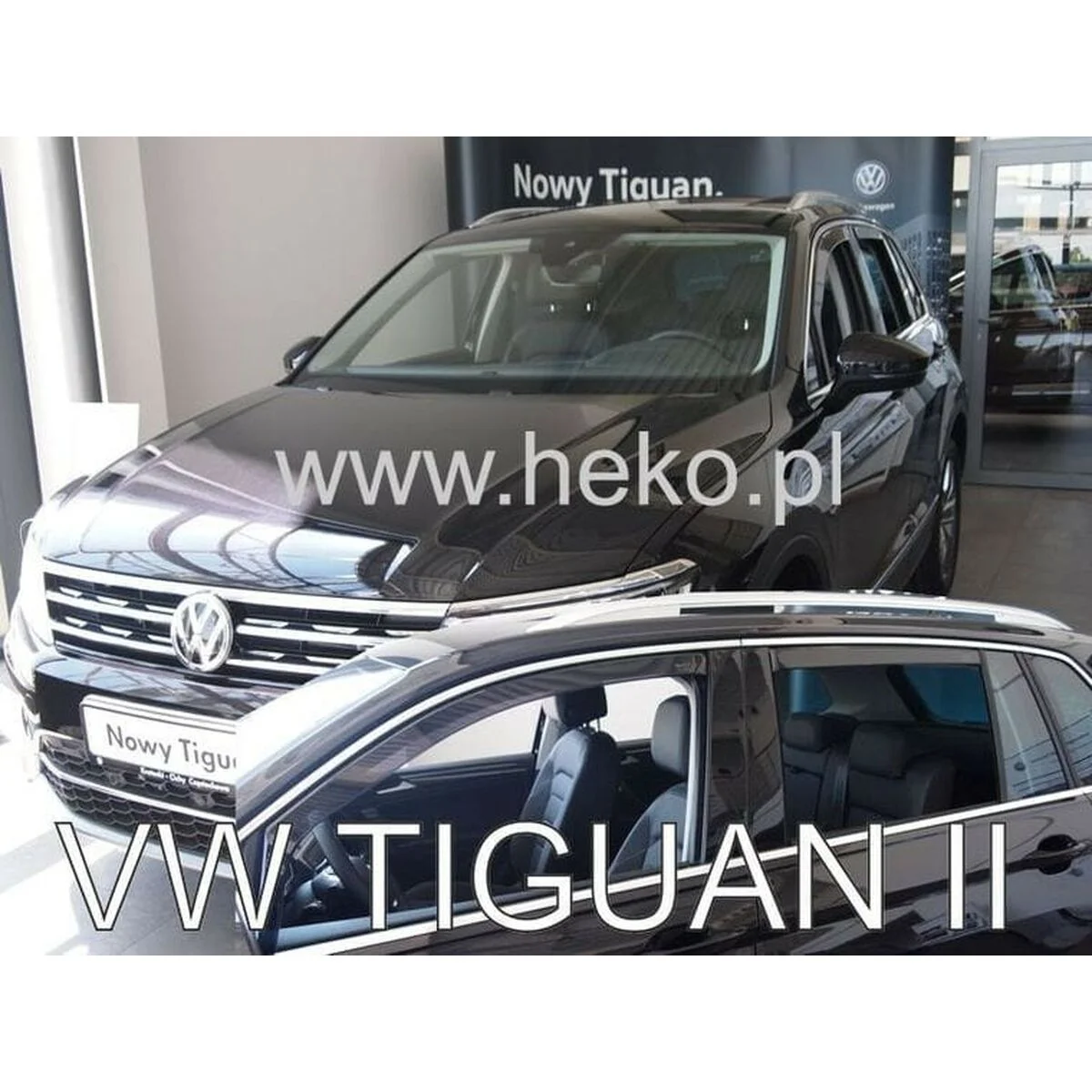 Deflector de viento HEKO HO31007 VOLKSWAGEN TIGUAN II 4 Piezas