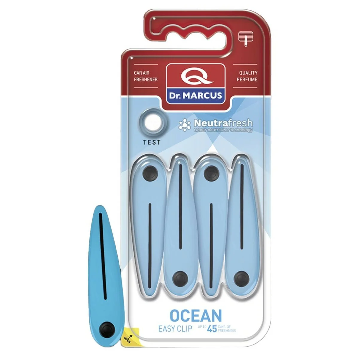 Ambientador para Coche Dr Marcus EASY CLIP OCEAN BRAVE Océano Plástico