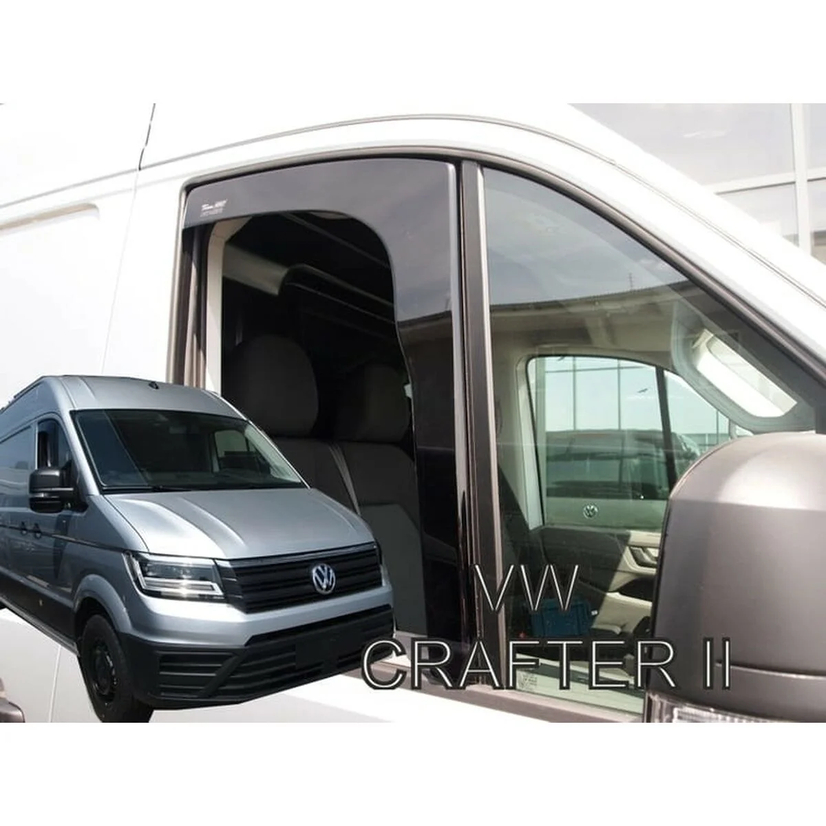 Deflector de viento HEKO HO31008 VOLKSWAGEN CRAFTER II 2 Piezas
