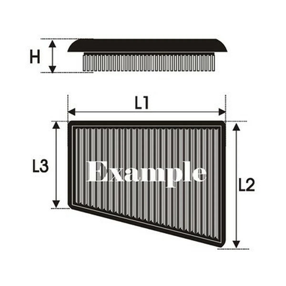 Filtro de aire Green Filters P960517