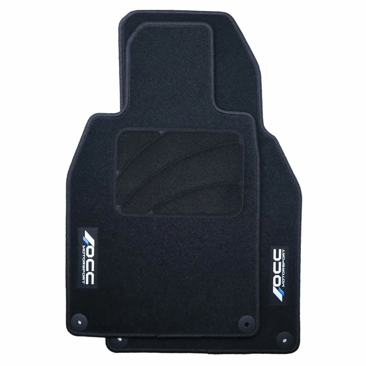 Set de Alfombrillas para Coche OCC Motorsport OCCPS0014LOG Negro Porsche 911 992 Terciopelo 5 Piezas