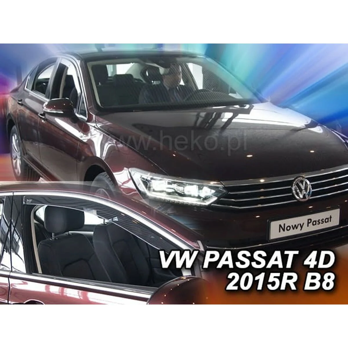 Deflector de viento HEKO HO31001 VOLKSWAGEN PASSAT (B8) SEDAN/VARIANT 2 Piezas