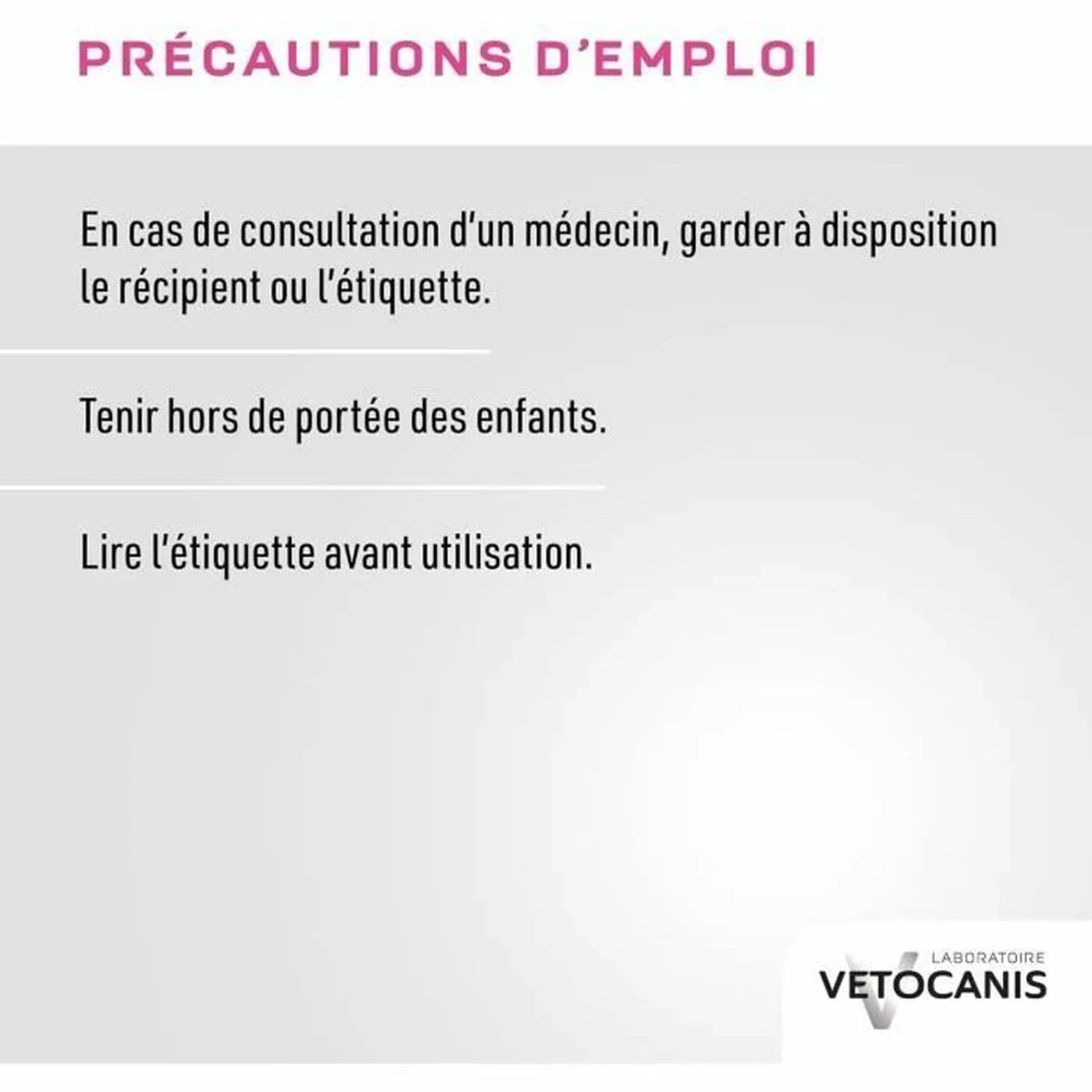 Champú para mascotas Vetocanis