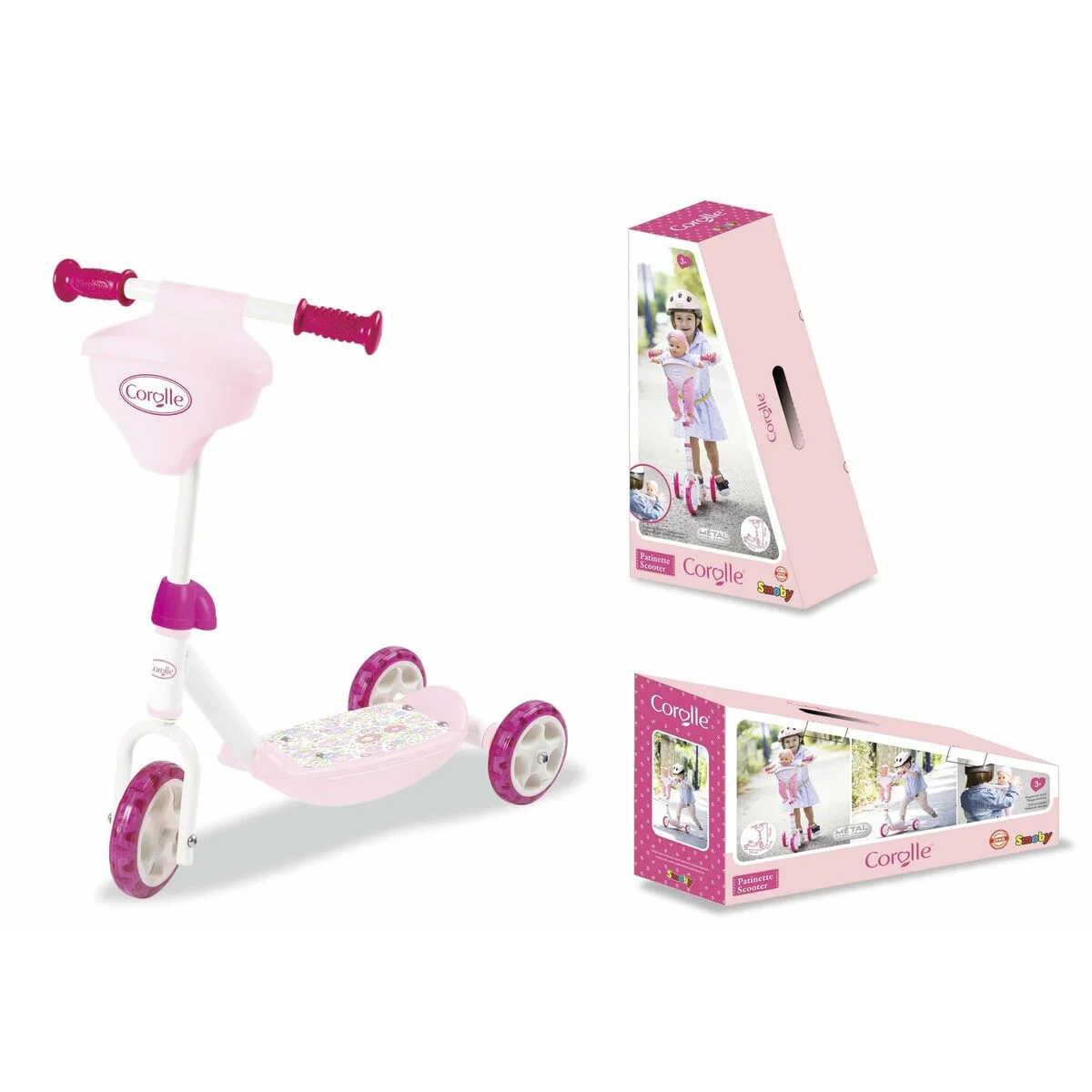 Patinete Smoby Rosa