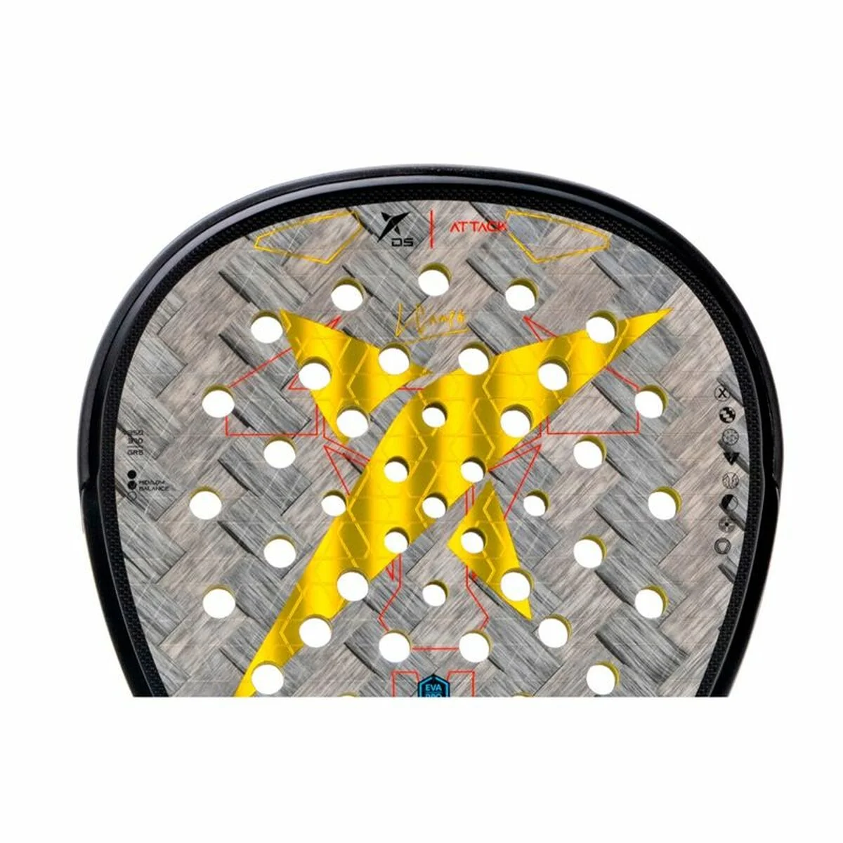 Pala de Pádel Drop Shot Explorer Pro Attack Amarillo