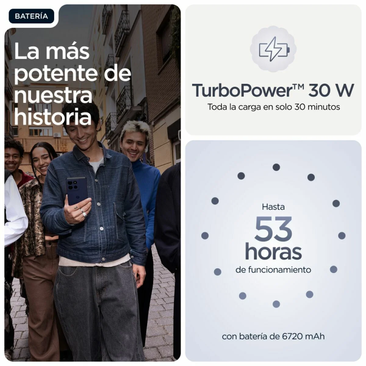 Smartphone Motorola PB8X0012SE 8 GB RAM 6,67" 512 GB Azul