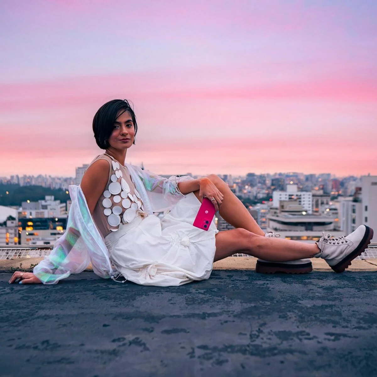 Smartphone Motorola PB3T0045RO 6,7" Octa Core 8 GB RAM 256 GB Rosa