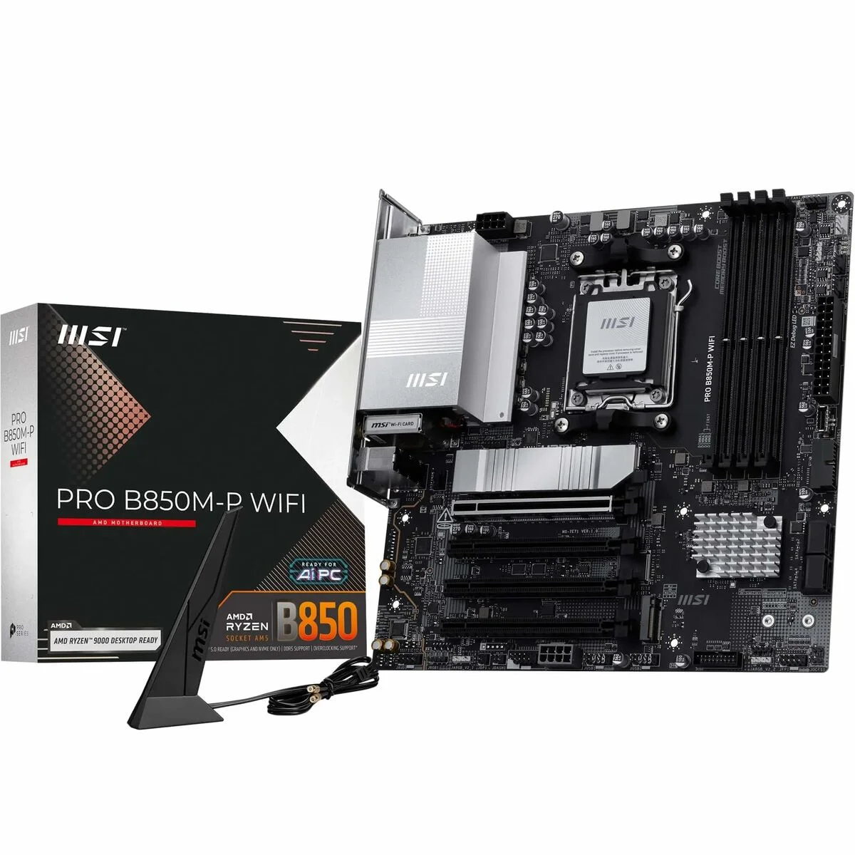 Placa Base MSI PRO B850M-P WIFI AMD AM5