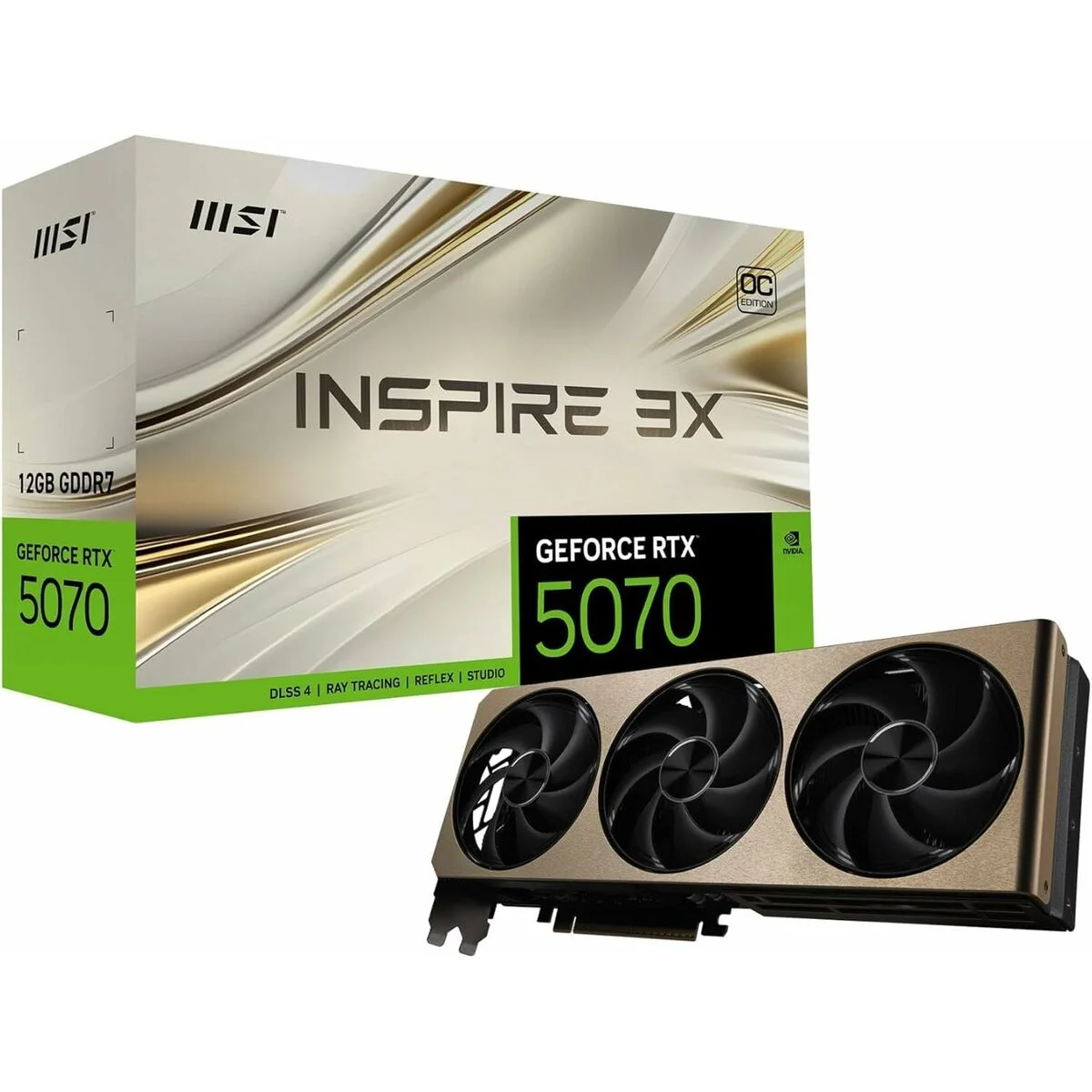 Tarjeta Gráfica MSI 912-V532-006 12 GB nvidia geforce rtx 5070 GDDR7